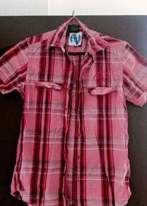 Checked Short Sleeve Shirt