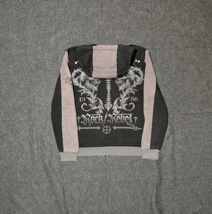 Rock Rebel (EMP) Heavyweight Grunge Zip-Up 💀