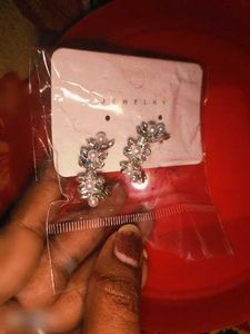 Pearl Crescent Earrings