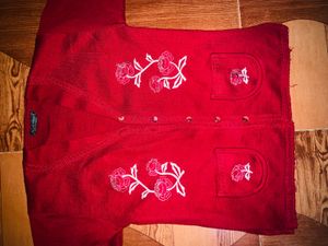 Floral Knit Cardigan