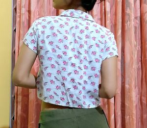 Crop Shirt Top