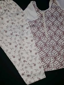 New White Shirt With Pant For Kids