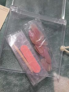 Press On Nails - Lavender Bow