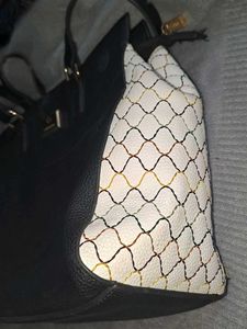 caprese Black Tote Bag