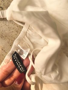 H&amp;M White Cami Peplum Top