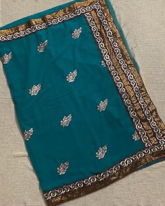 New Saree With Blouse