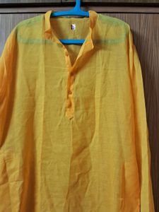 New Mustard Colour Xxl Kurta