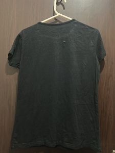 Black Graphic Print T-Shirt