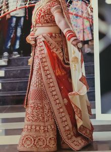 Designer Bridal Lahenga With 2 Dupatta