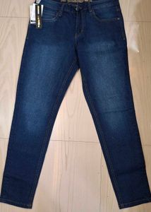 Dark Blue Denim Jeans