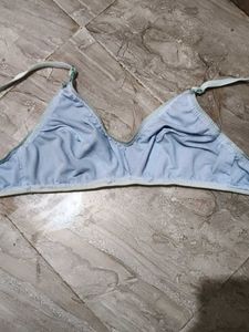 Light Blue Triangle Bra