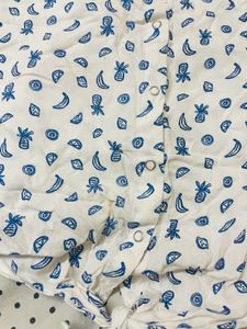 White Color Cotton Top