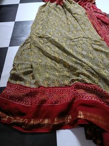 Bandhani Print Saree