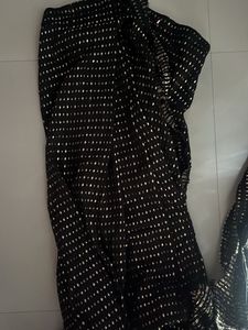 Black &amp; Gold Embellished Abaya