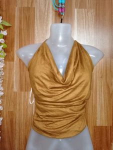 Beautiful Leather Top