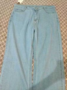 Light Wash Wide Leg Jeans