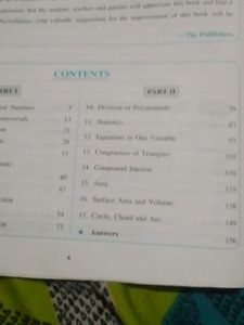 Mathematics Workbook Class 8th