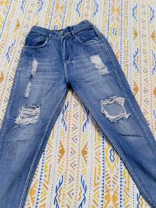 Ripped Denim Jeans