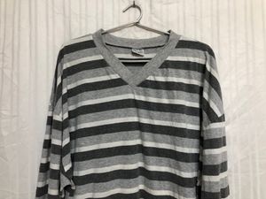 New Men Grey Long Sleeve T Shirt