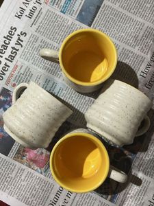 Set of 4 Ceramic Mugs