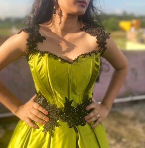 Printerest Corset Midi Dress