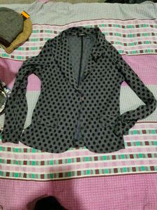 polka dot winter imported shrug and pants set