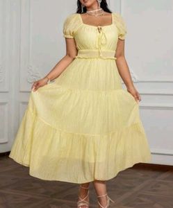 🛍️ Lemon Maxi Dress ⭐⭐⭐⭐⭐