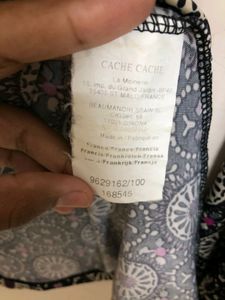 Cache Cach Full Sleeve Printed Top