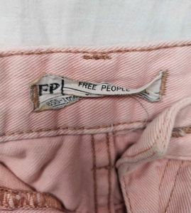 Floral Embroidered Denim + Pink Shorts