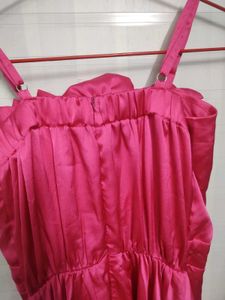Rose Xl Size Dress 👗 Knee Length