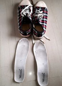 Checkered Sneakers combo of 2