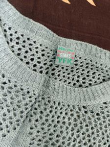 Blue Knit Sweater