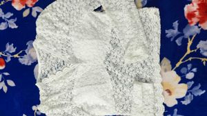 Lace Long Sleeve Crop Top