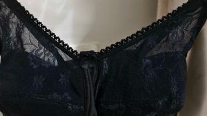 Elegant Black Lace Bra