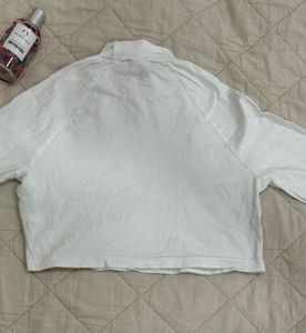White H&amp;M Turtleneck Top