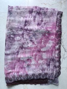 Onion Pink Unused Saree