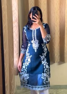Elegant Embroidered Kurta Set