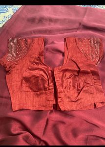 Stylish Double Colour Saare❤️with Stones