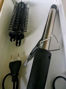 Hair Curler Roller With Mini Straightener