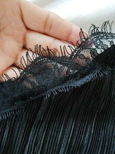 Black lace trim cami