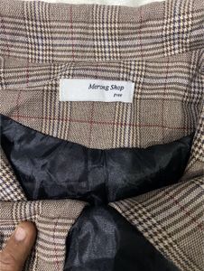 Stylish Plaid Blazer coat