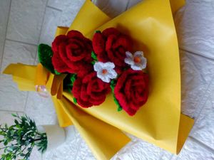 Crochet 🌹🌹  Flower Bouquet