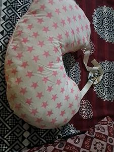 Pink Star Nursing Feeding Pillow