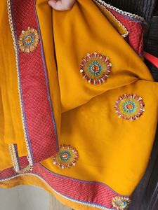 Elegant Yellow Saree