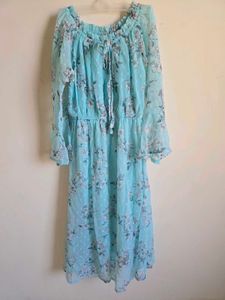 Floral Off-Shoulder Dress