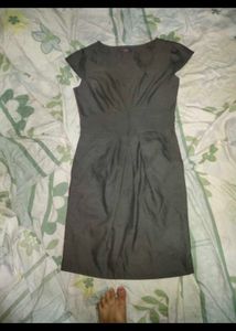 Women Pretty Grey Korean Dress Brand Code