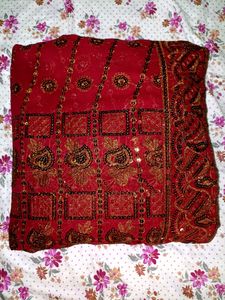heavy designer saree