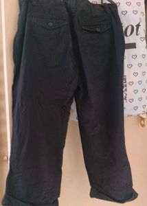 Black Cropped Pants