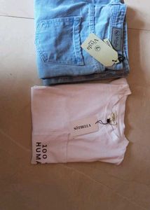 NewCombo Of T Shirt With Jeans Branded