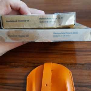 Collectors Items: Vikram Seth Book Limited Edition Leather Luggage and Key Tag combo